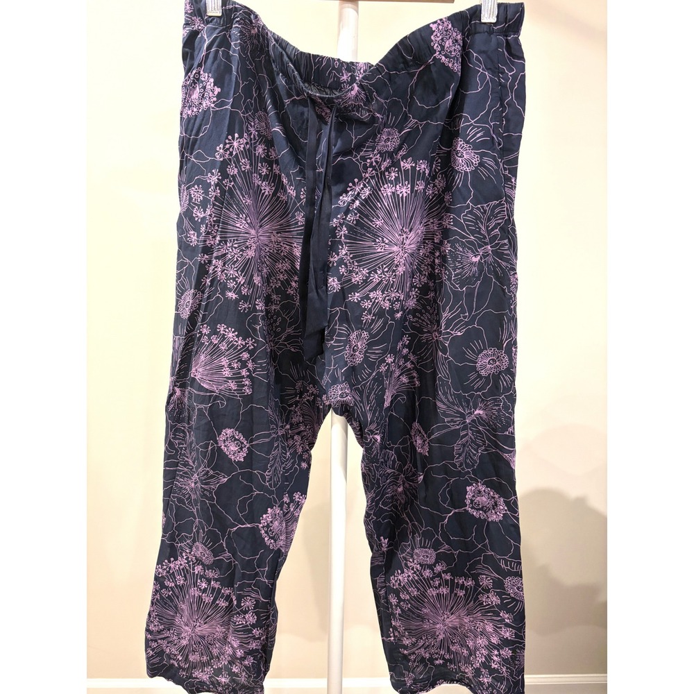 Victoria Secret Cottagecore Grandma Floral Pajama Pants XL Short Cotton PJ